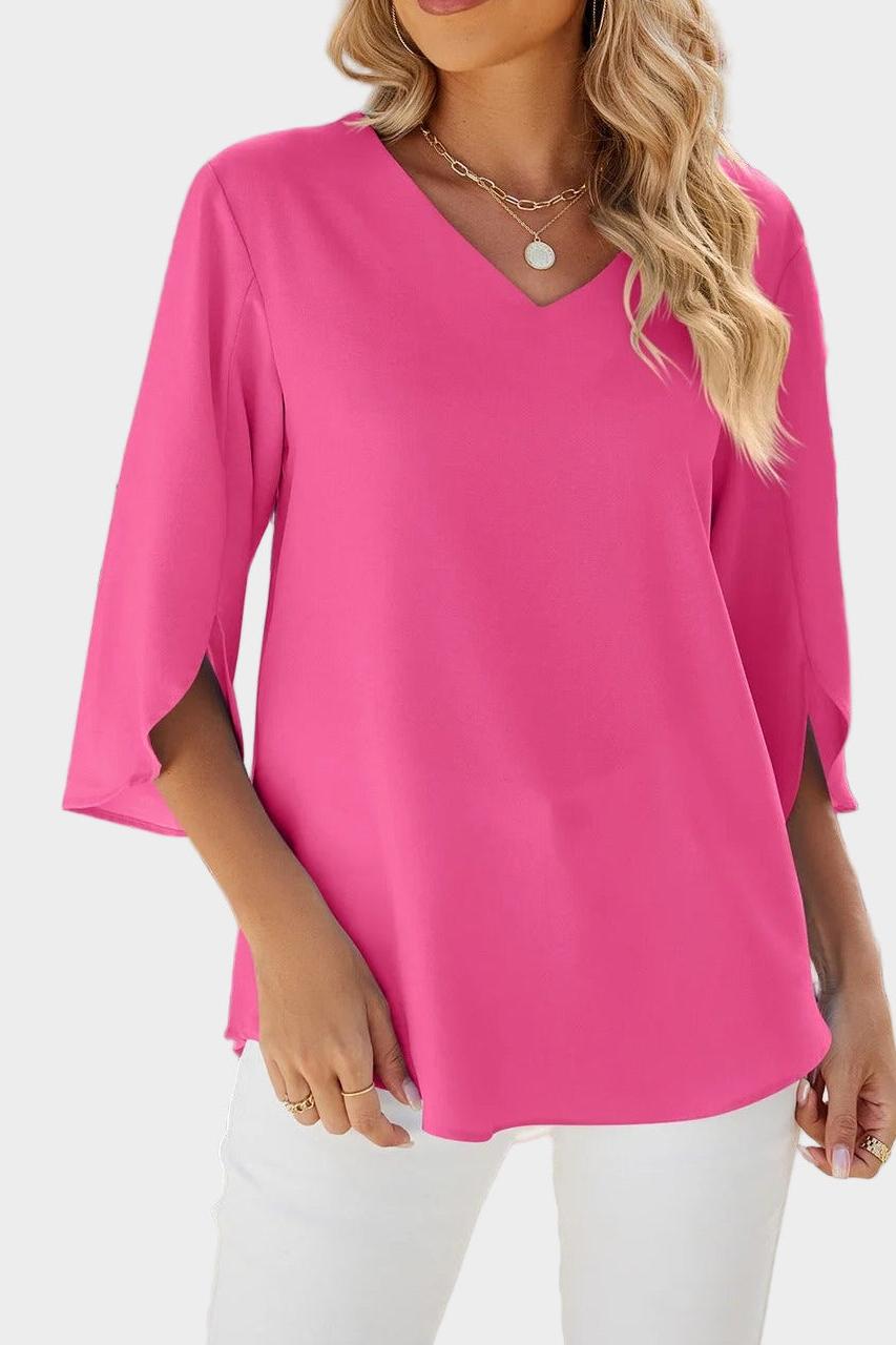 Helle | Bluse med flæser