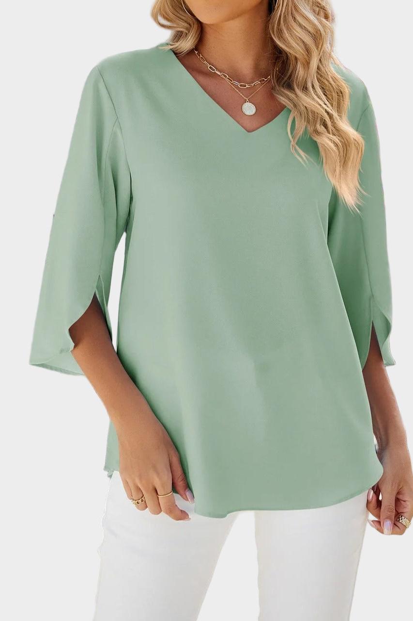 Helle | Bluse med flæser