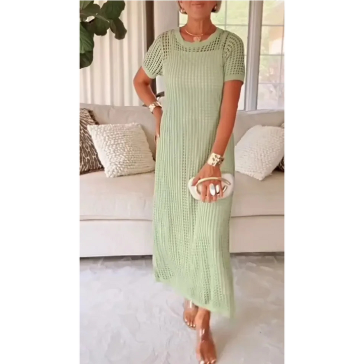 Bethany™ Cut-Out Lang Maxi Kjole + Gratis Indvendig Kjole
