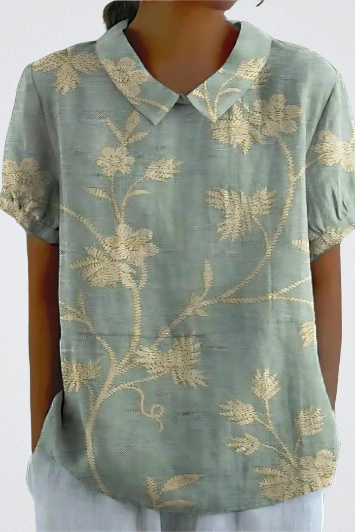 Selma | Blomsterbluse