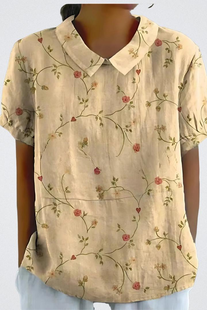 Selma | Blomsterbluse